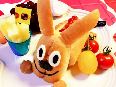 ☆キャラ弁☆アンパンマンのチーズなホットドッグ☆